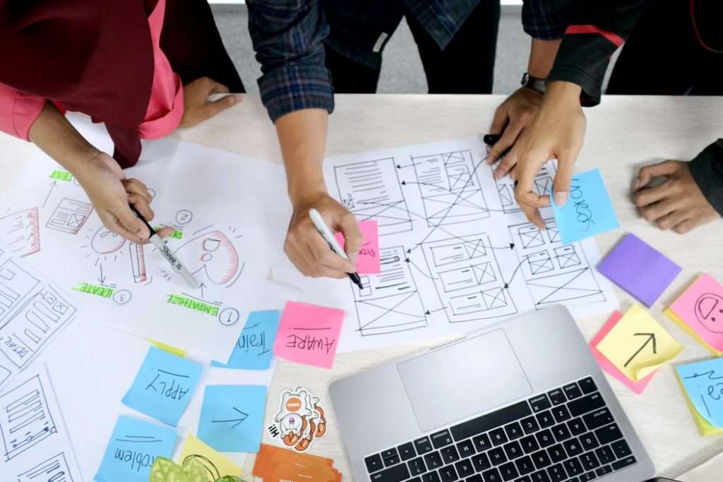 Strategy meeting to plan SEO automation