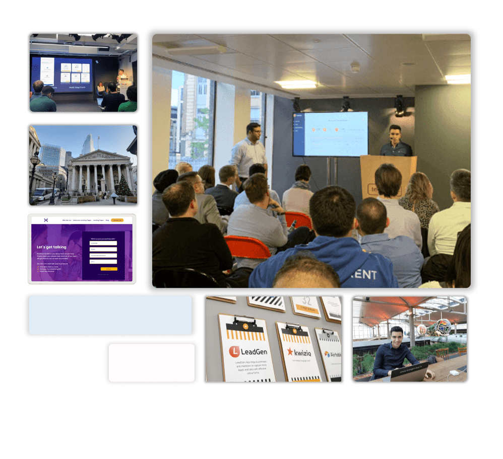 Lead capture app - LeadGen App presented at Techhub London Lead capture app - LeadGen App presented at Techhub London