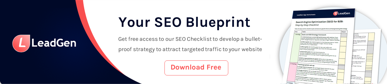 your seo blue print