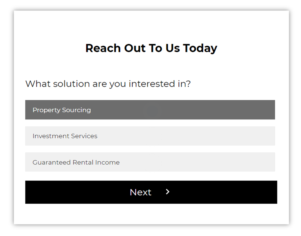 Real estate form