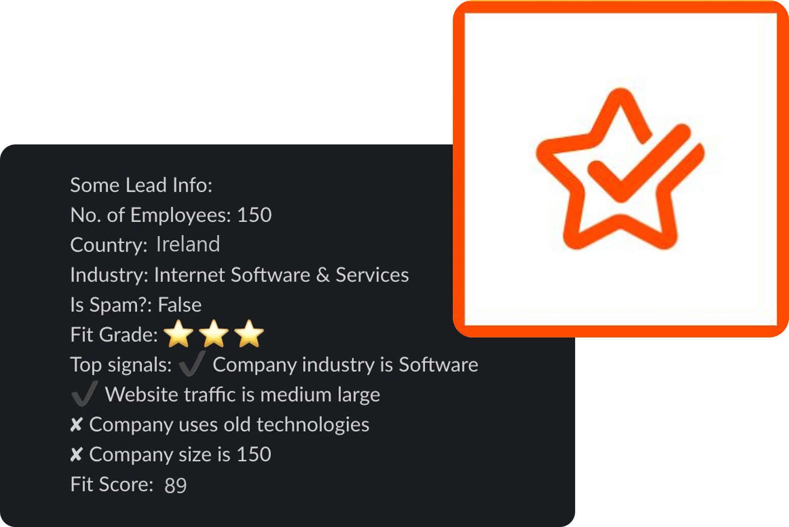 Lead score by Zapier Lead score by Zapier