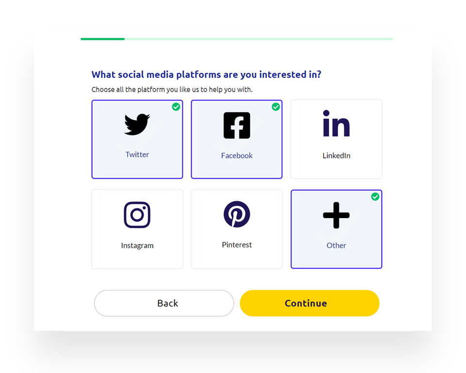 Marketing agency lead generation form