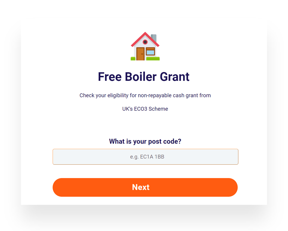 Eligibility checker multi step form