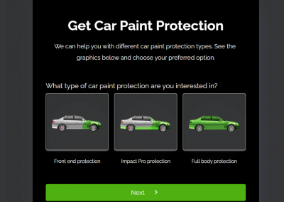 Car Paint Protection Form