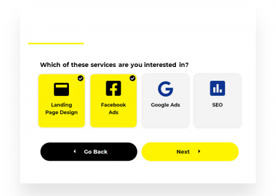 Service Selection Form