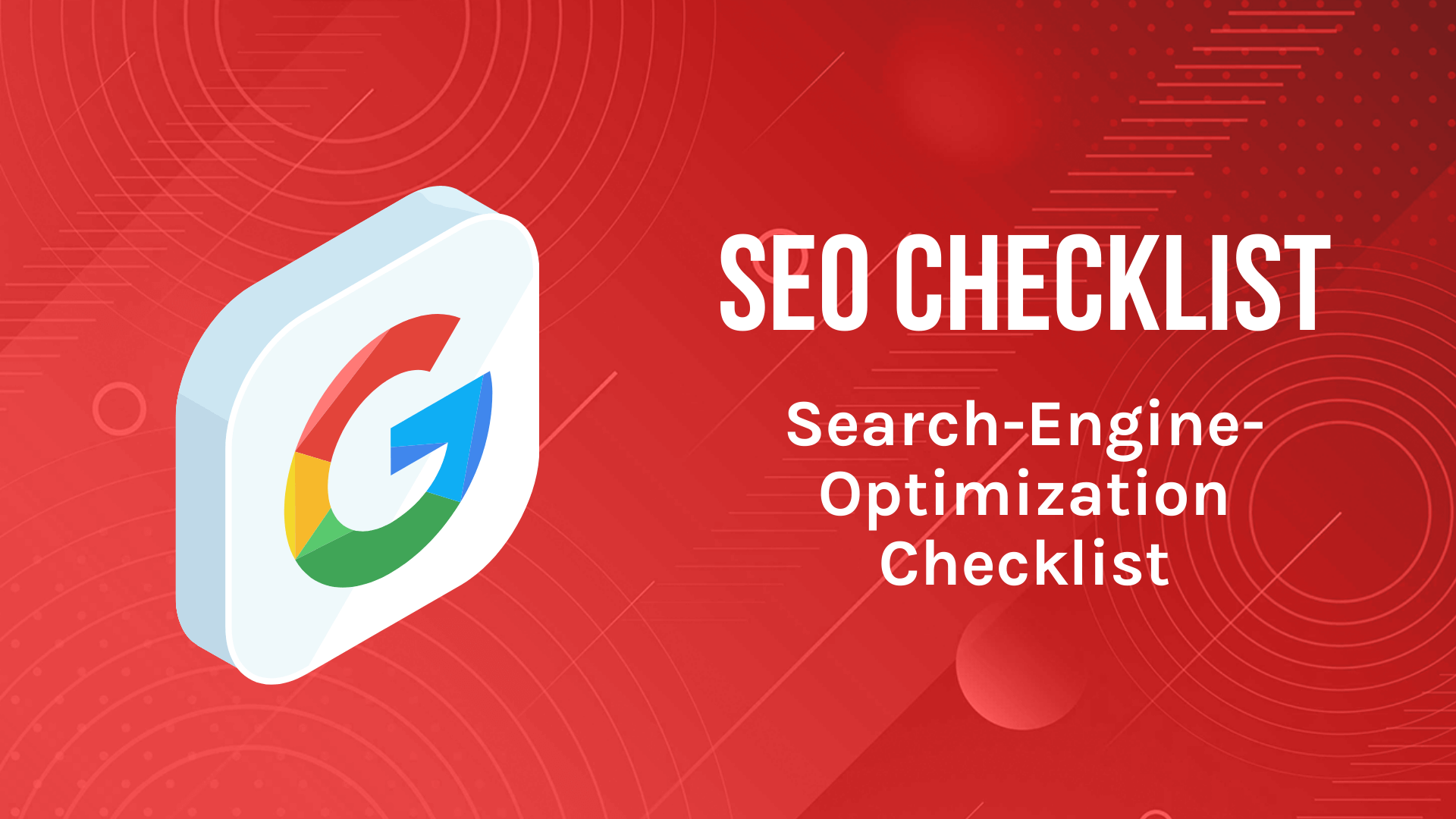 SEO checklist for download