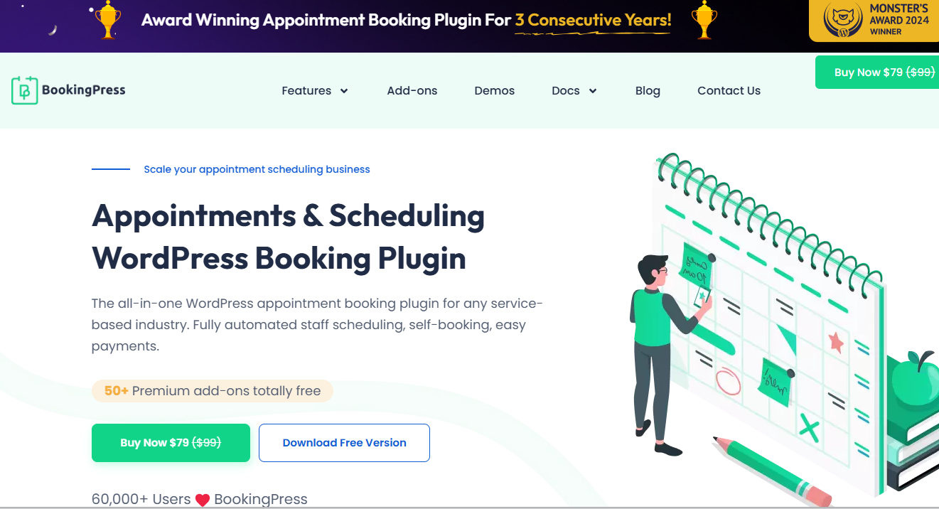 BookingPress appointment scheduler