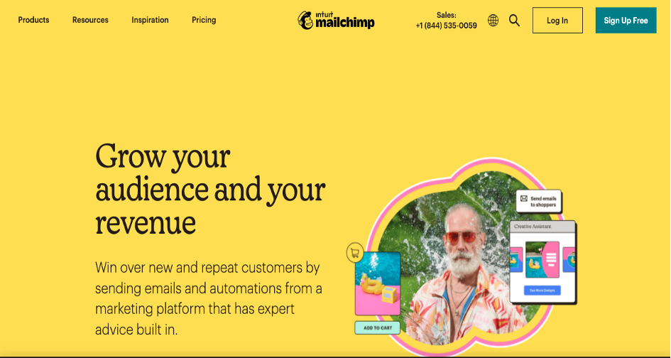 Mailchimp- a popular email marketing