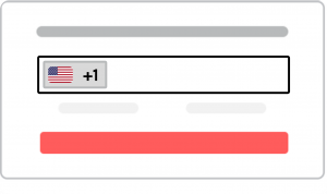 Phone number question type