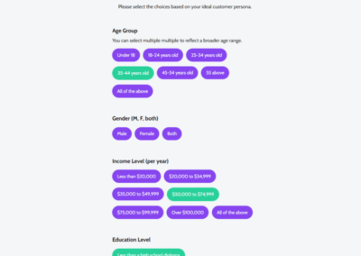 Ideal Customer Persona Creator