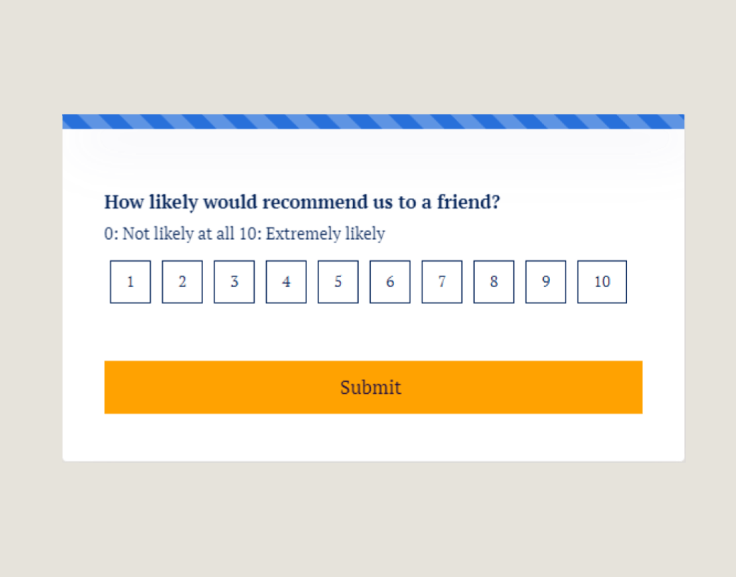 NPS Survey Form