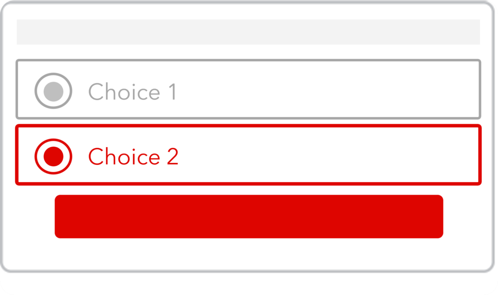 Line radio button