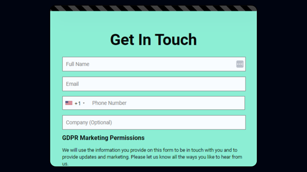 get in touch