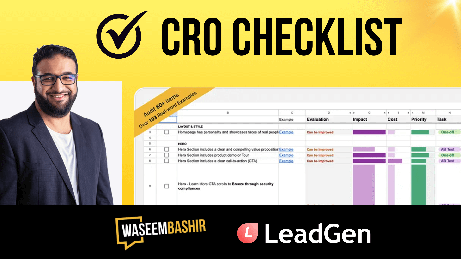CRO checklist 