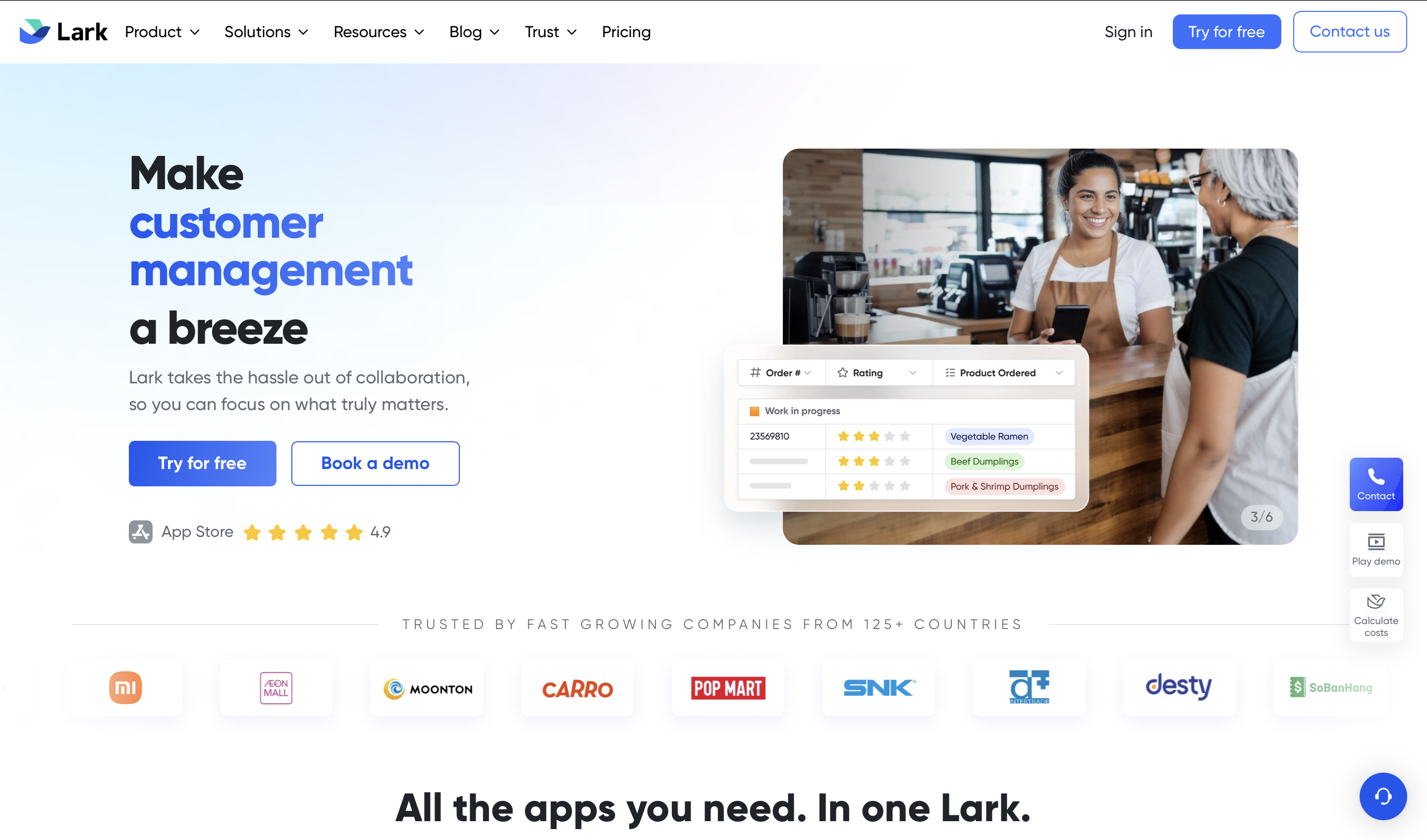 LARK homepage