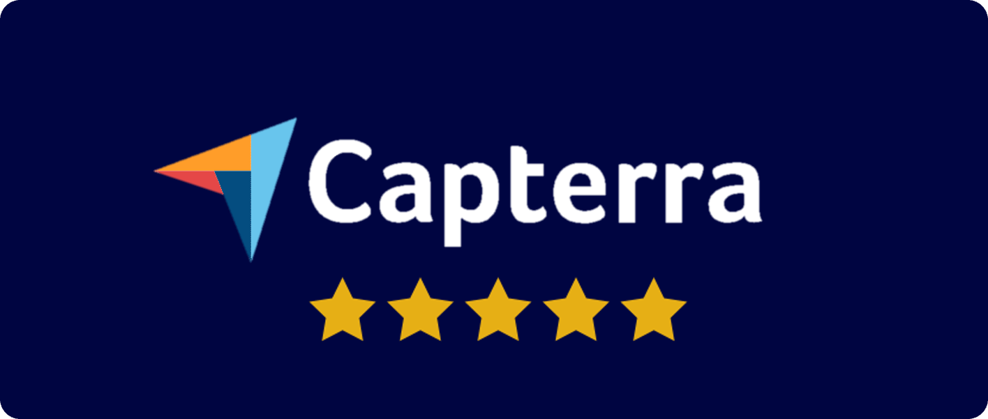 Capterra 5 stars Capterra 5 stars