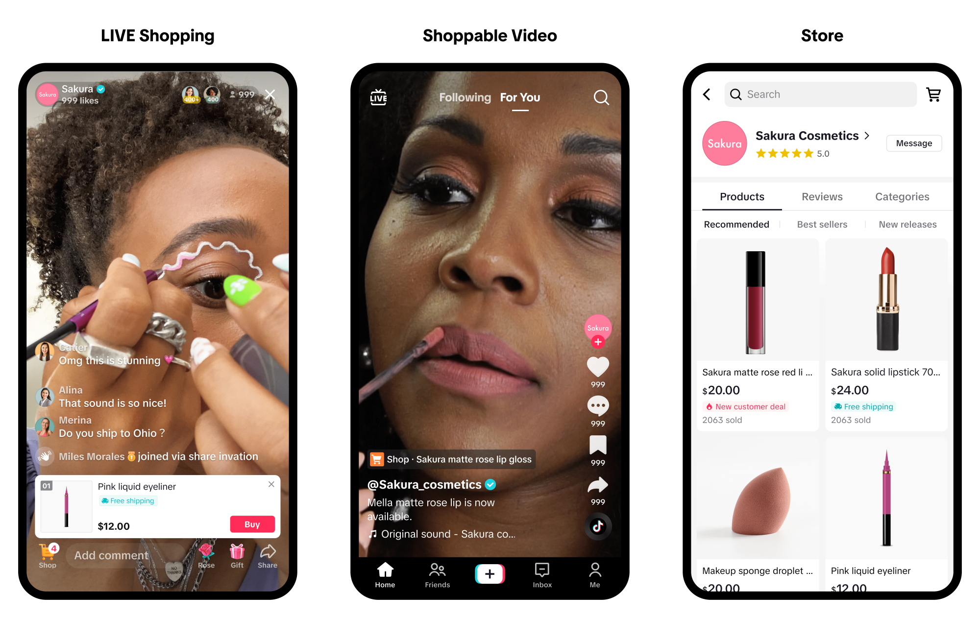 TikTok is another effective social e-commerce platform