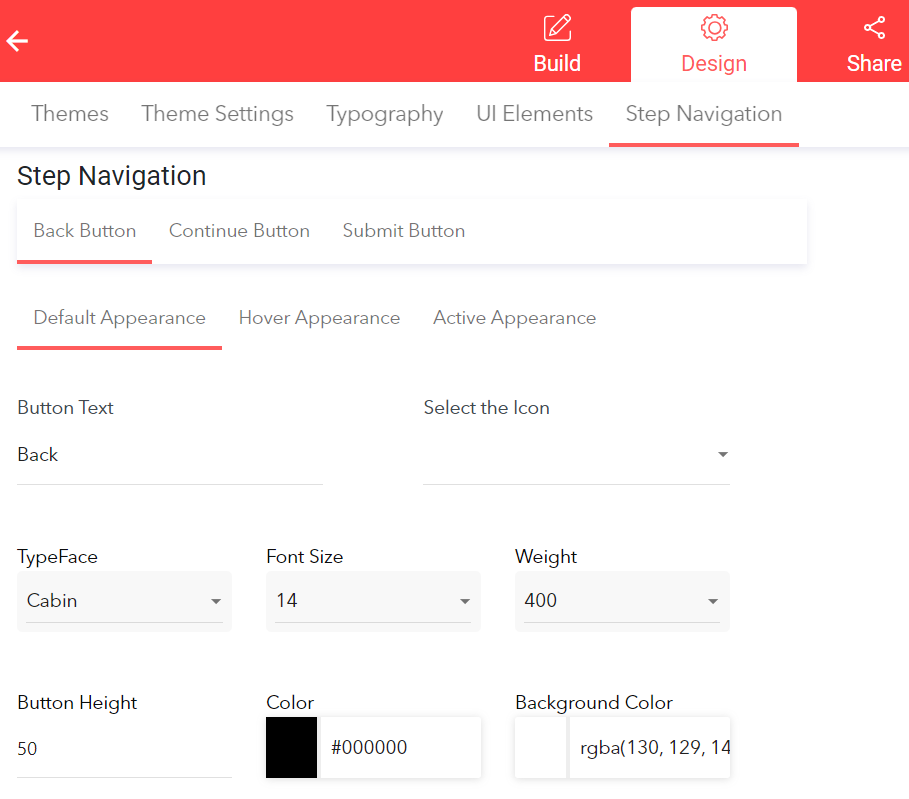 Step navigation