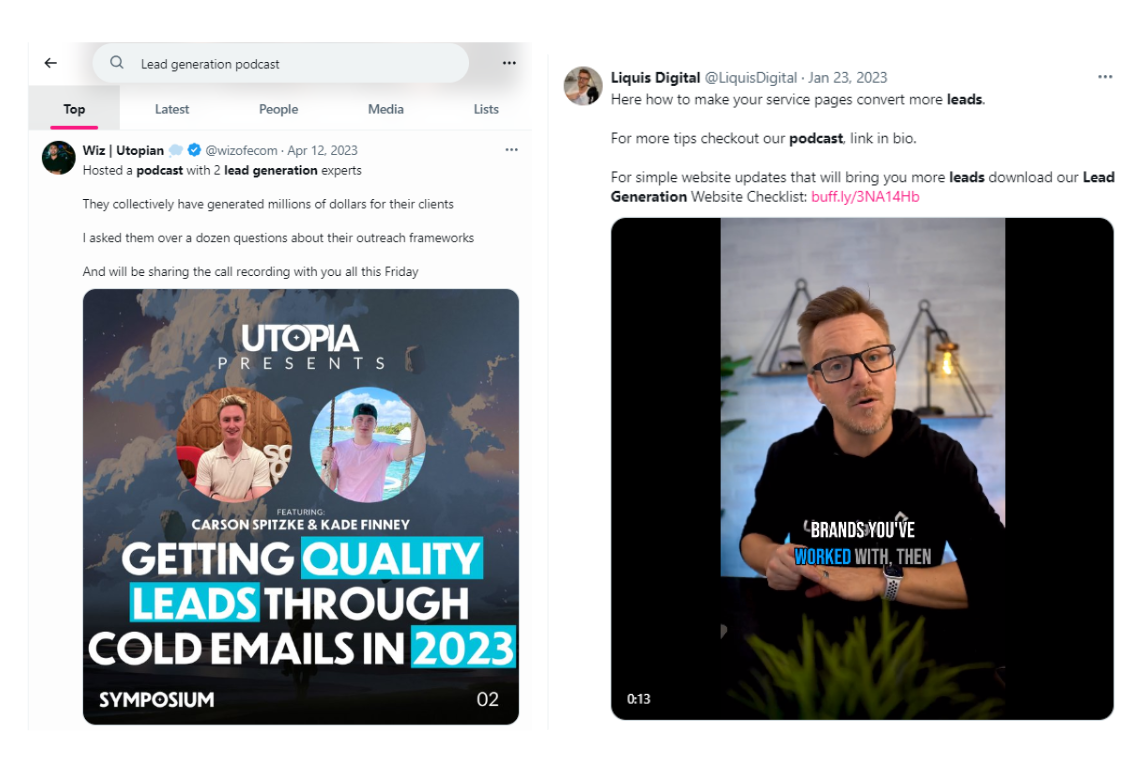LeadGen Podcasts