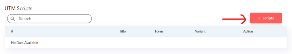 Click on scripts