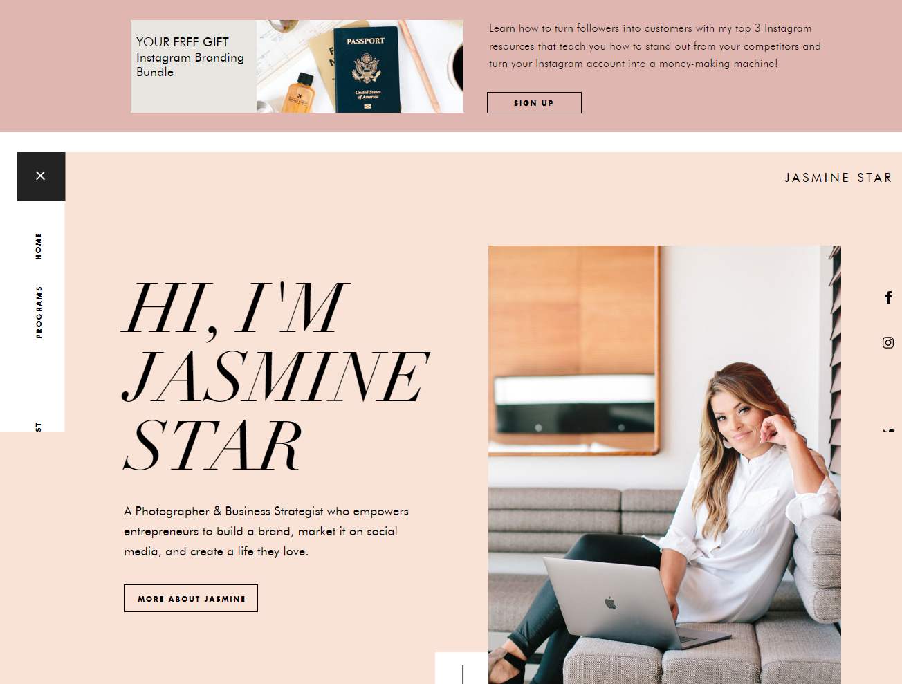Jasmine Star, a brand of photography in digital marketing