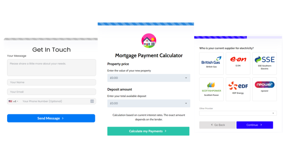 Form types Form types