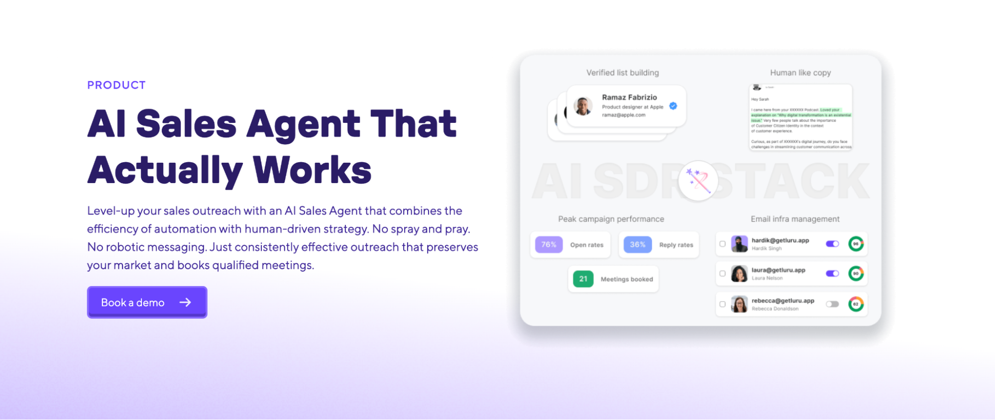 AI powered sales agent
